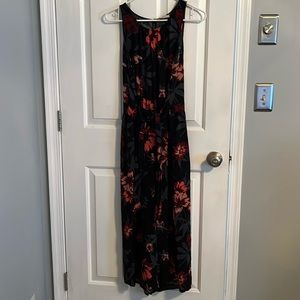 Loft Tropical Wide Leg Jumpsuit